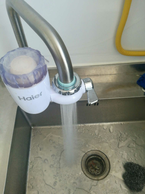 海尔ht101-1水龙头净水器台式净水机家用厨房过滤器自来水晒单图