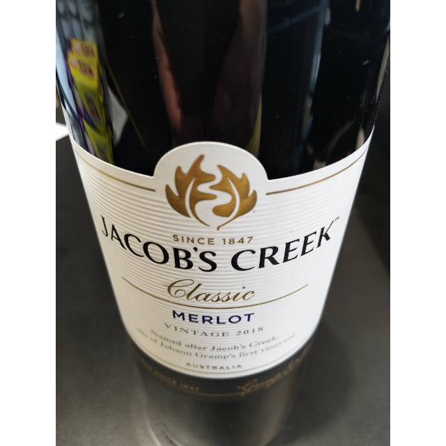 杰卡斯(jacob's creek)经典系列 梅洛干红葡萄酒 澳大利亚进口红酒