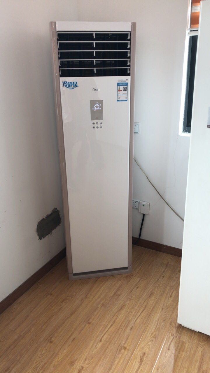 美的(midea)大3匹 定速冷暖空调柜机 定频立式空调家用客厅节能静音