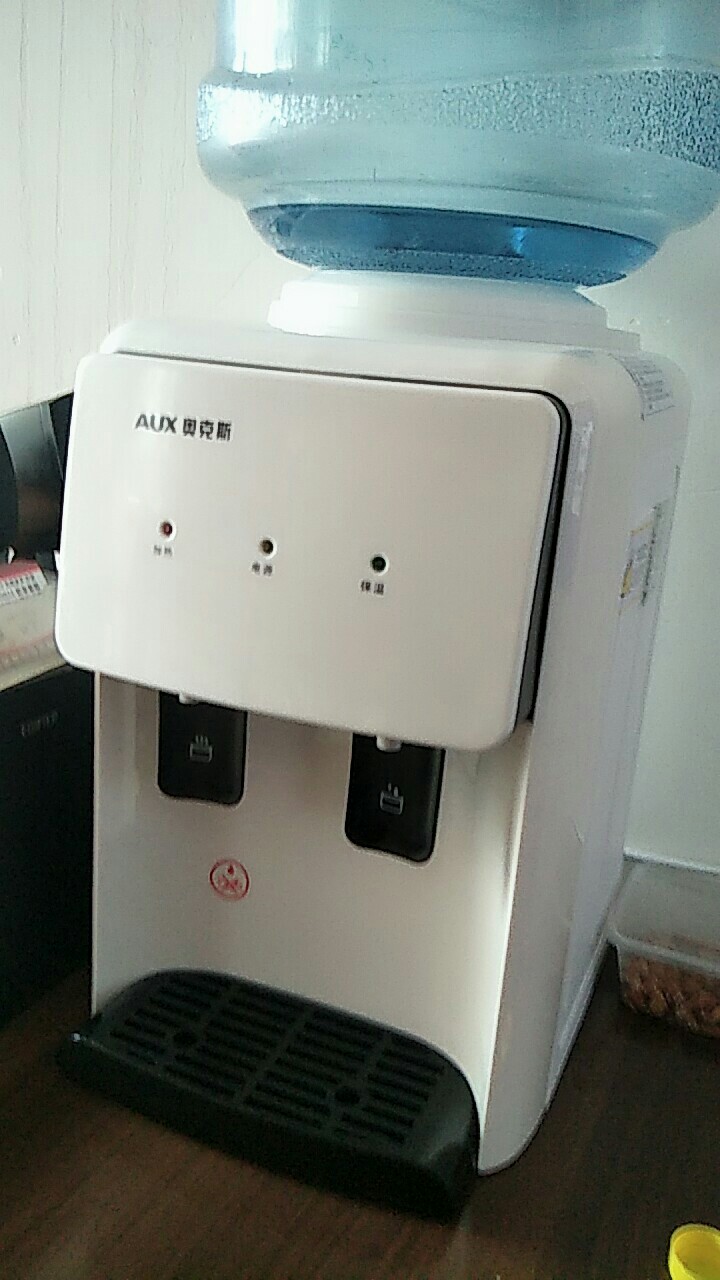 奥克斯(aux)饮水机台式家用小型迷你宿舍冷热全自动冰温热桌面制冷