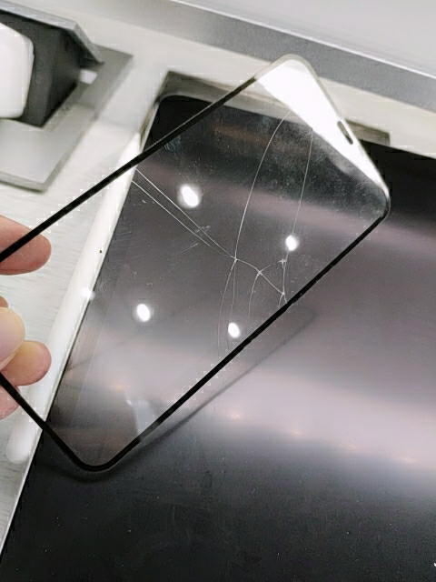 【送手机壳】轻万苹果xr钢化膜iphone全屏黑色apple玻璃贴膜64g港版