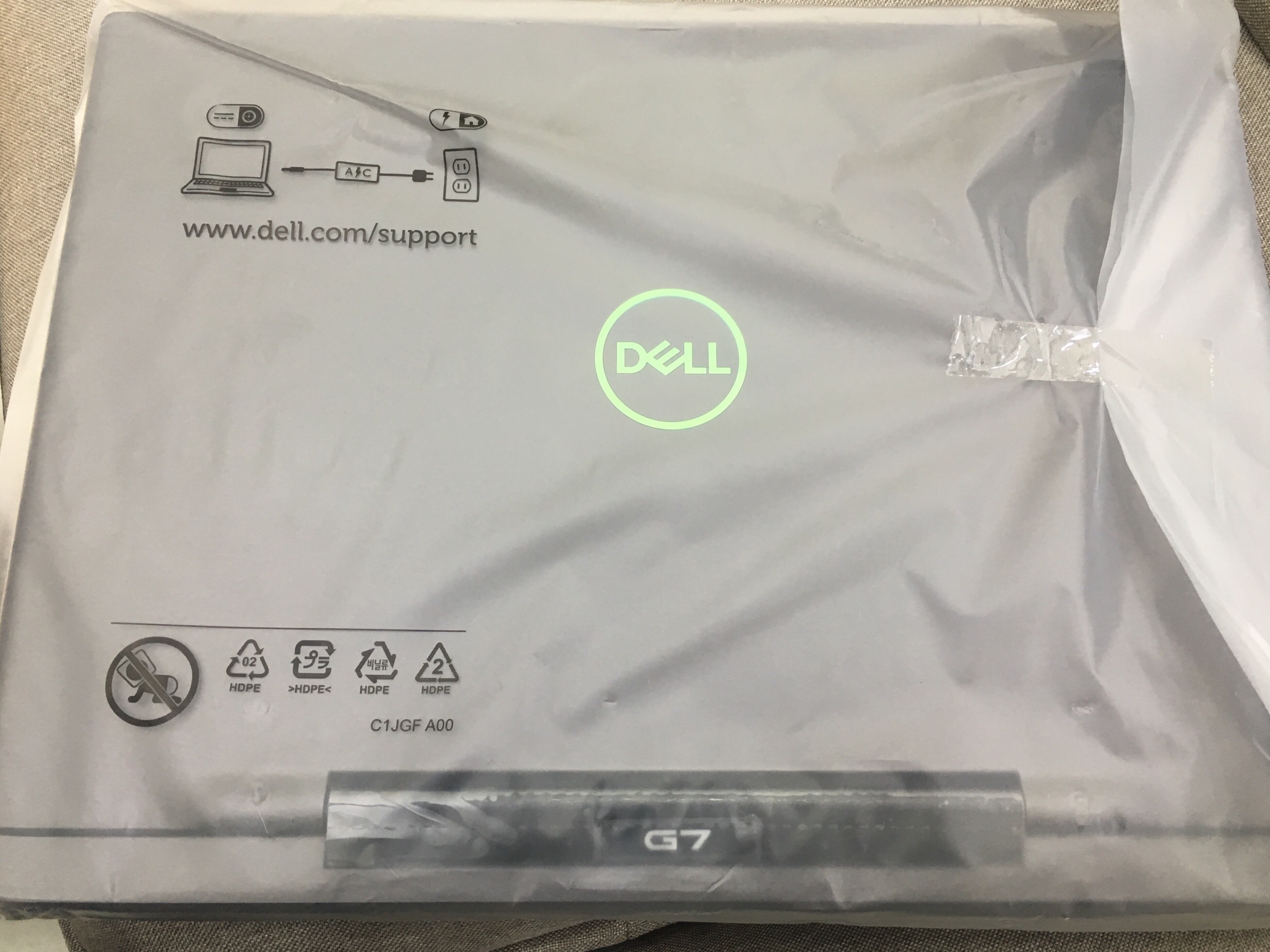 戴尔7590电池,戴尔7590 戴尔(dell)游匣g7-7590-r2785b 15.