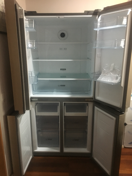 美的(midea)多门冰箱 变频风冷 468升家用大容量十字对开门冷藏冷冻
