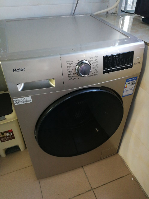 海尔 eg10014hbx929g 10公斤大容量家用洗烘干一体机变频滚筒洗衣机