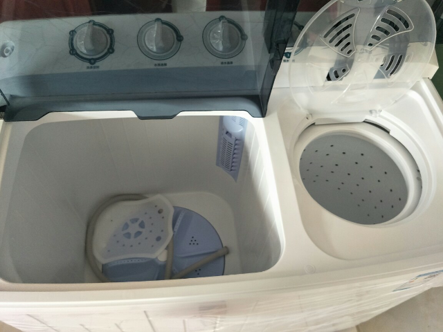 小天鹅(little swan) tp120-s908 12公斤kg大型双缸洗衣机双桶半自动