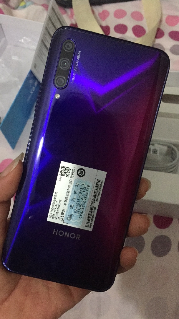 华为/荣耀(honor) 荣耀9x pro 全网通版 8gb 128gb 幻影紫 移动联通