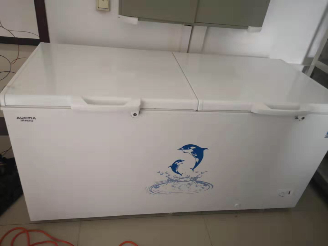 aucma/澳柯玛 bc/bd-630大冰柜商用冷柜双门顶开式冷藏冷冻柜大容量