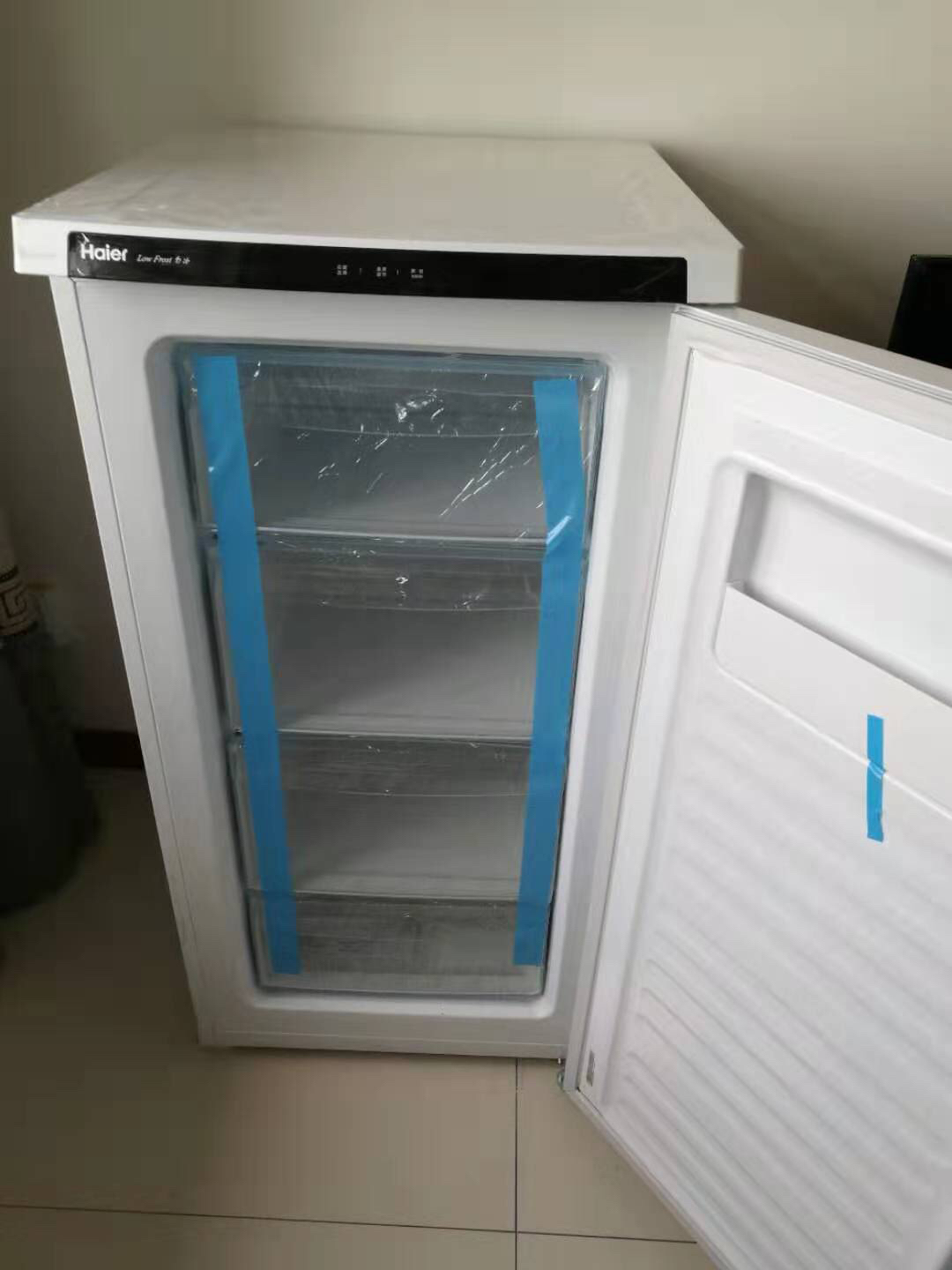 海尔(haier) bd-150dew 150升 立式冷柜 家用小型单温冰柜 抽屉式冷冻