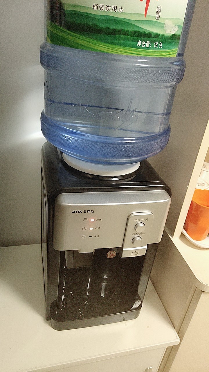 奥克斯(aux)饮水机台式小型家用立式冷热制冷迷你桌面冰温热宿舍学生