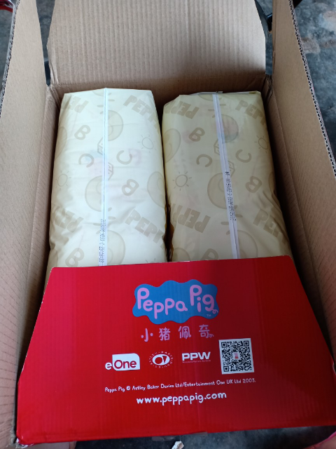好奇(huggies)金装拉拉裤 小猪佩奇纸尿裤 婴儿尿不湿 成长裤 大码l88