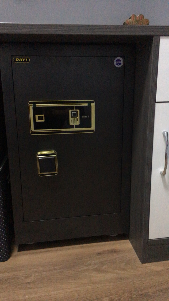 70cm爵士黑入墙wifi保险箱办公防盗保管柜床头入衣柜晒单图