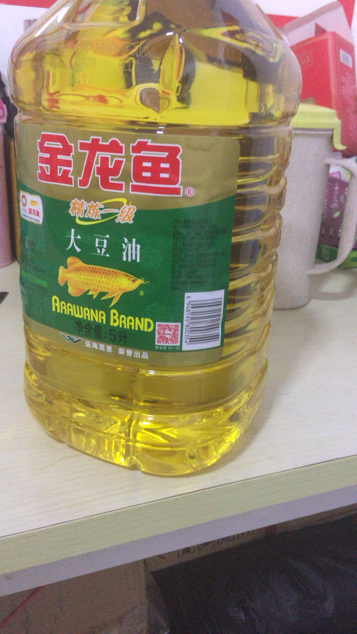 金龙鱼精炼一级大豆油5l/桶 食用油烘焙炒菜色拉油食用油晒单图