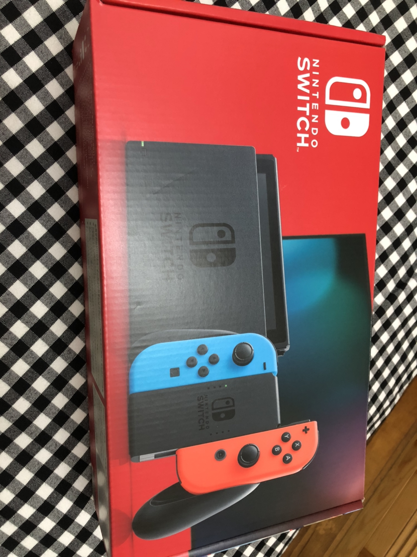 任天堂(nintendo)switch 掌上游戏机便携 ns 红蓝手柄 续航增强版 日