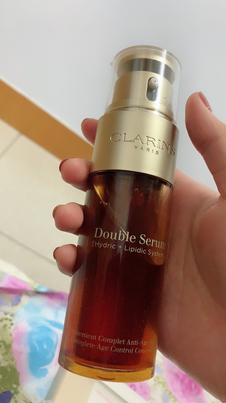 【迪丽热巴同款】娇韵诗(clarins)双萃精华 黄金双瓶抗初老熬夜精华液