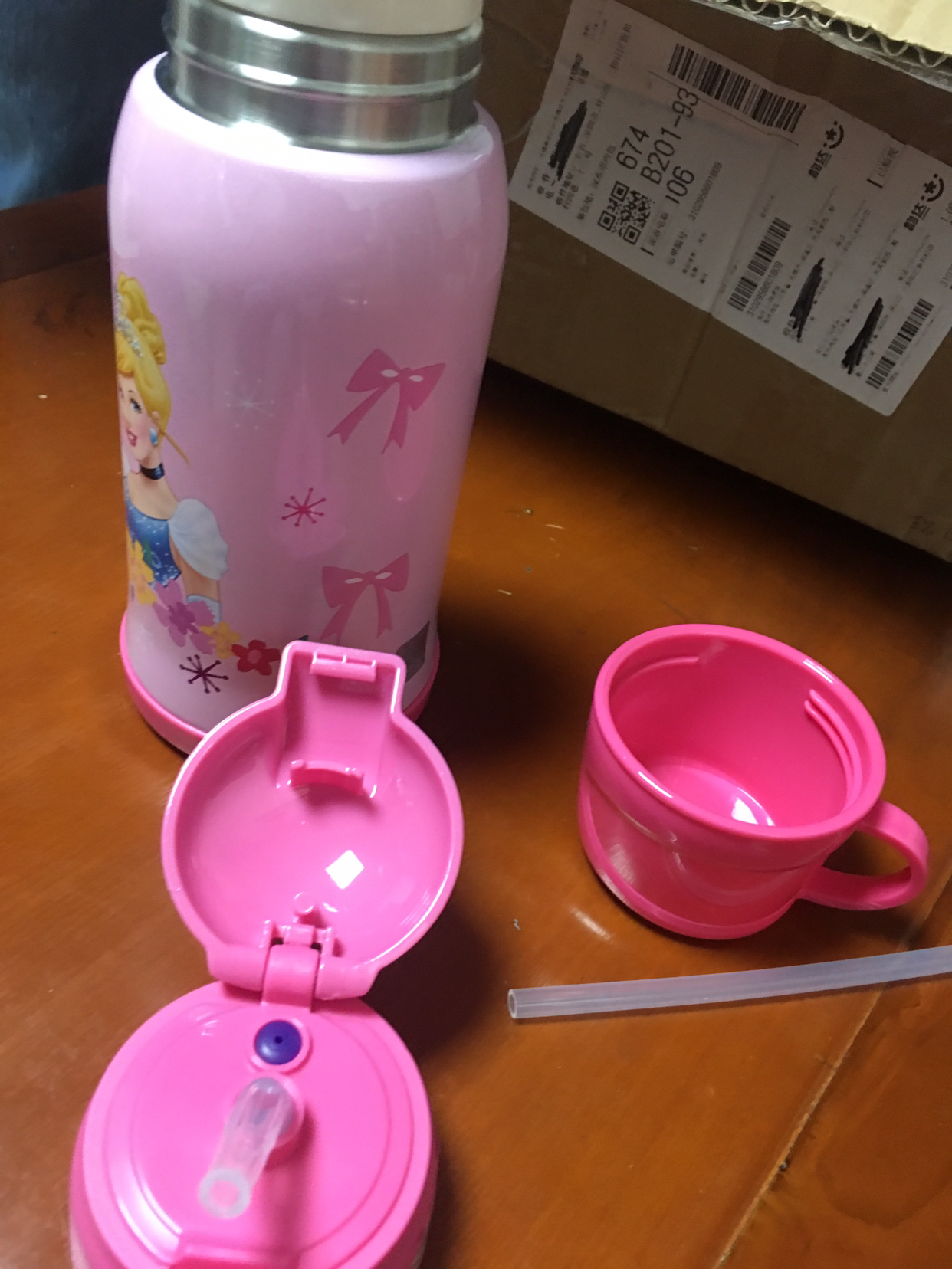 宝宝吸管杯儿童保温杯一杯双盖水杯男女小学生304不锈钢保温水壶水杯