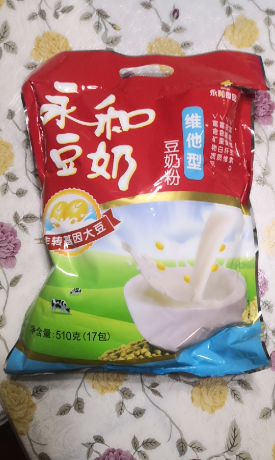 永和维他豆奶粉东北大豆豆奶粉早餐速溶冲饮品510g内含17小包晒单图