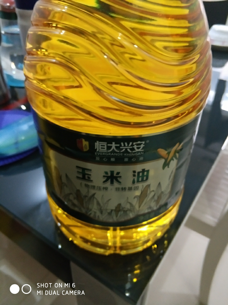 恒大兴安 非转基因玉米胚芽油 4l 物理压榨 油 食用油 桶装 口感清爽