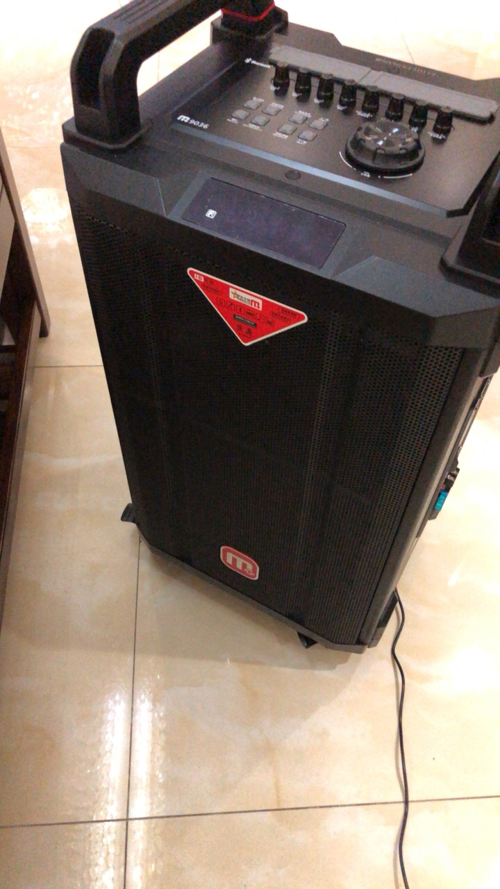 唱歌伴奏大功率超好音质双u段话筒舞台电瓶音响便携式一体机晒单图