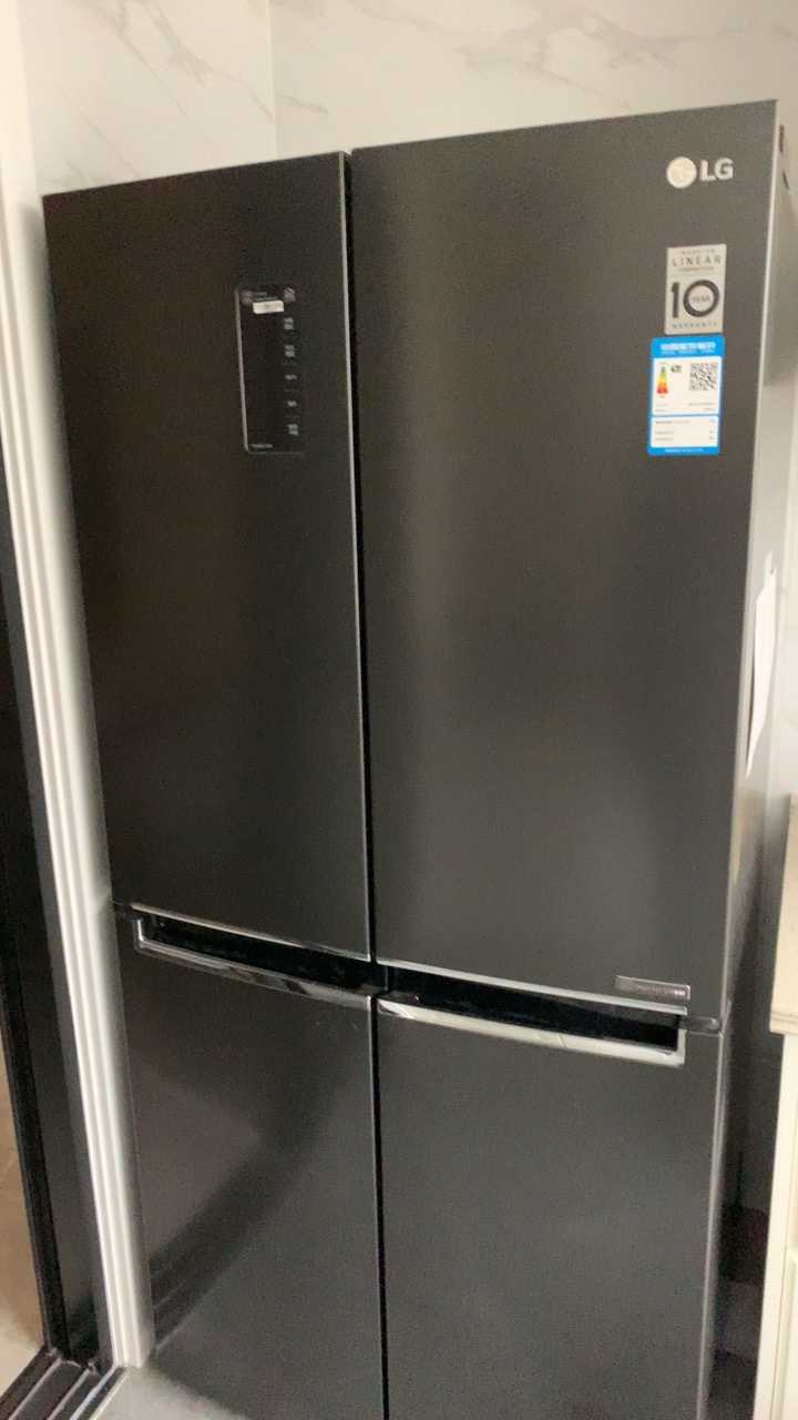 lg冰箱 f528mc16 十字四门 530l大容量冰箱 双风系统 线性变频压缩机