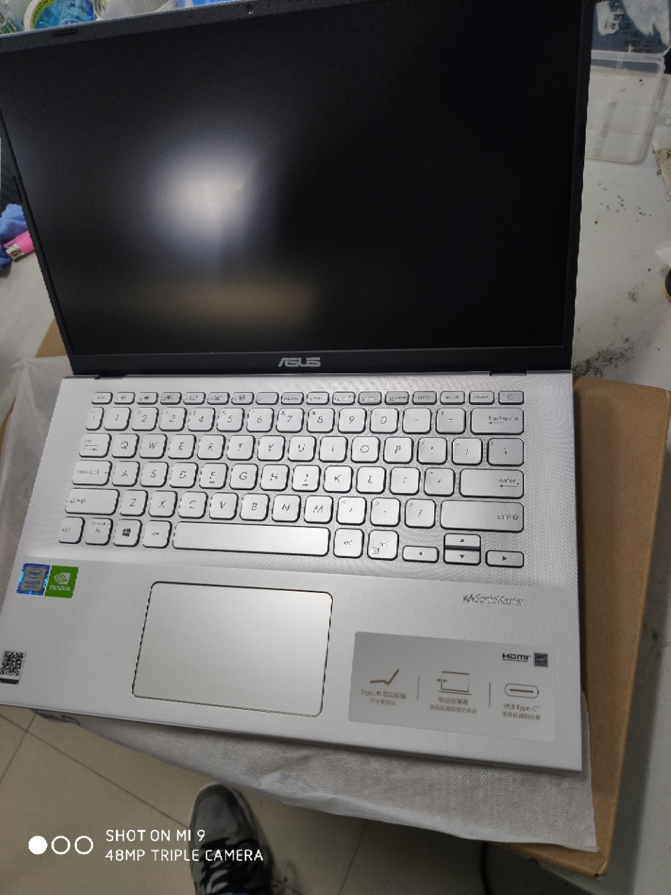 华硕(asus)vivobook15 十代英特尔酷睿处理器 笔记本电脑 冰川银 i5