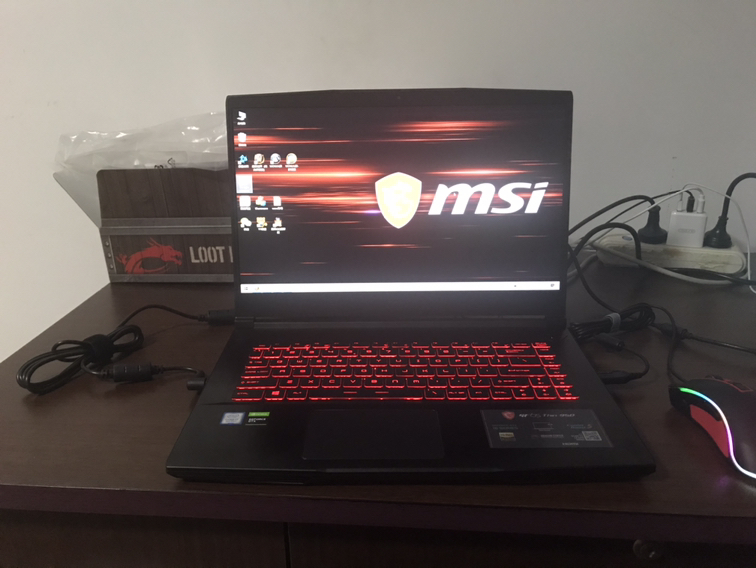 msi/微星gf65 9sd-019cn 九代i7-9750h gtx1660ti-6g独显 8g内存 512g