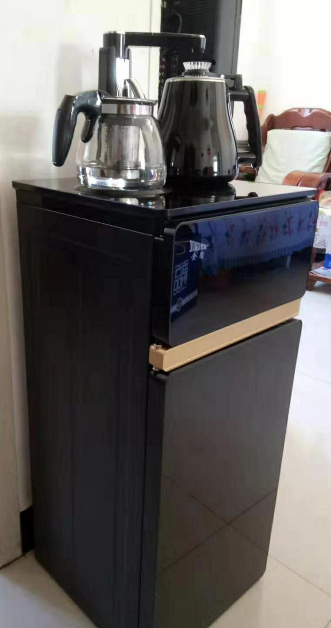 金盾hm-f12温热型 立式茶吧机 温热型饮水机 茶吧机家用自动上水 柜式