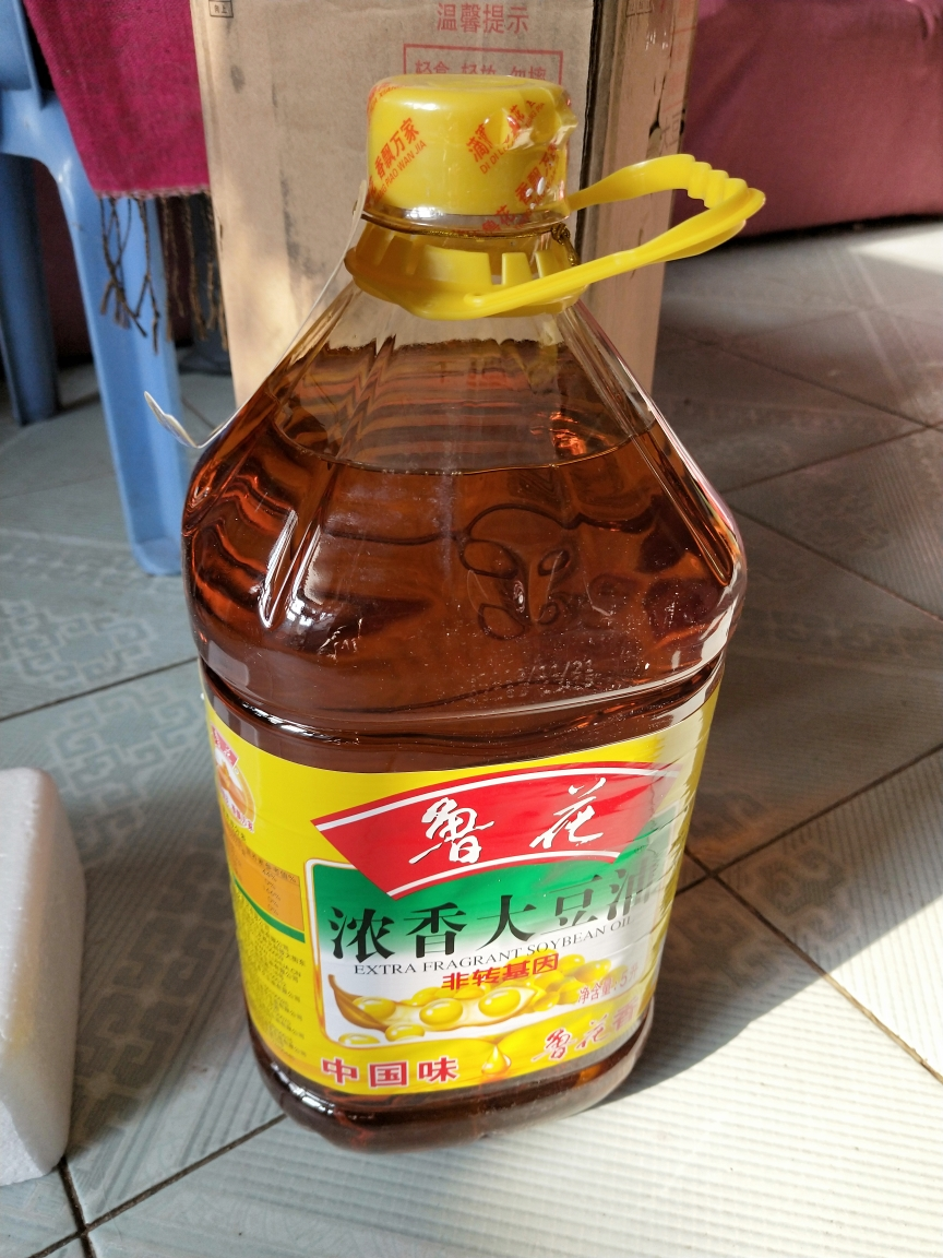 鲁花 食用油 非转基因 大豆油 5l晒单图