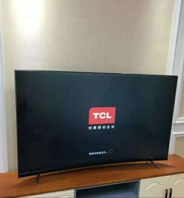 tcl55寸曲面电视机