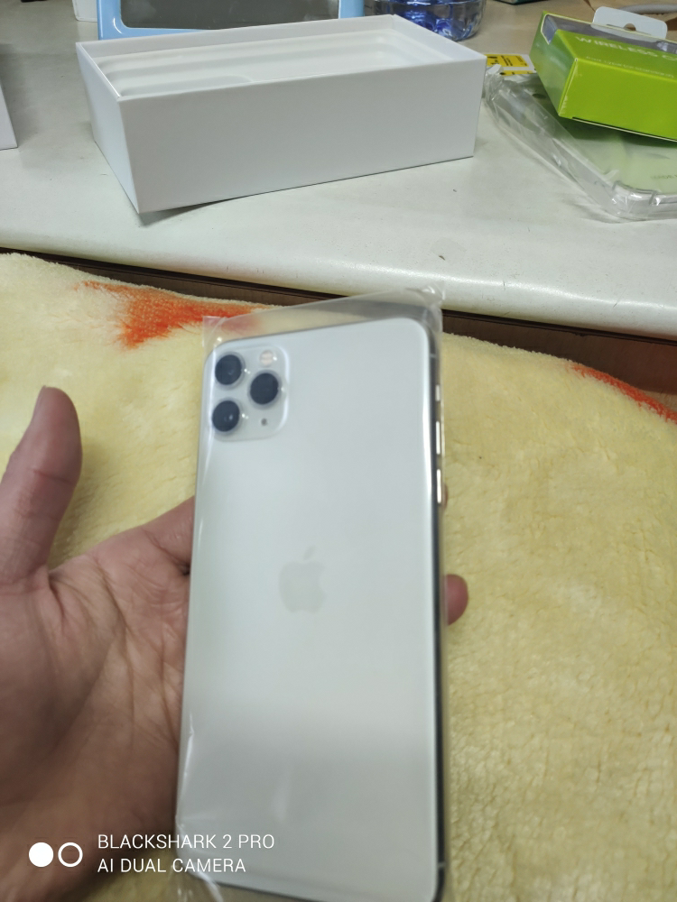 【2019新款】apple/苹果 iphone11pro max 256gb 银色 美版有锁 裸机