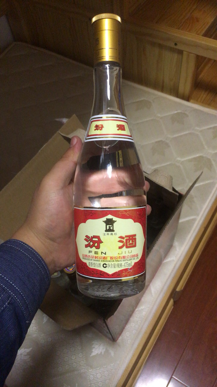 汾酒 黄盖玻汾 53度 475ml*12瓶 整箱 清香型白酒晒单图