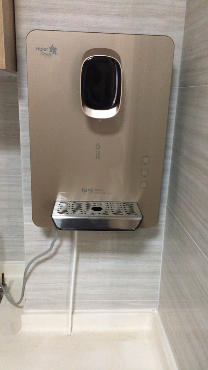 haier/海尔 gr1899 金色管线机壁挂式家用 速热即热式饮水机 加热家用