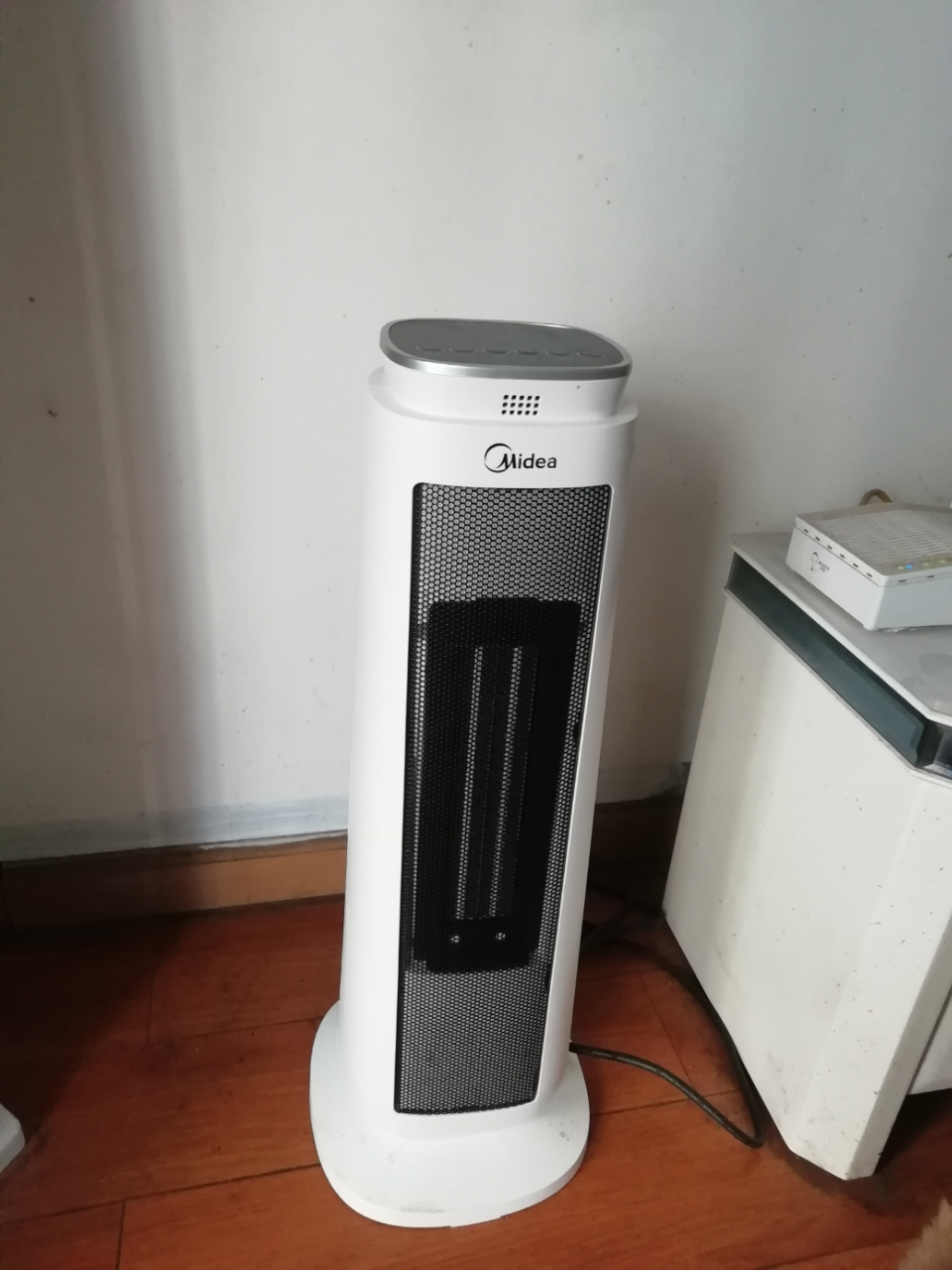 美的(midea)暖风机取暖器hf20m 家用立式电暖器功能电暖气陶瓷发热