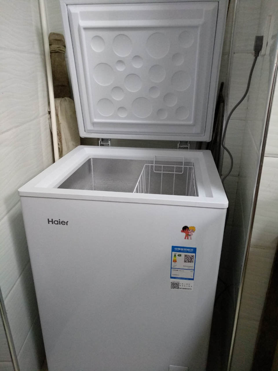 海尔(haier) bc/bd-102ht 102升家用卧式冷柜/顶开门冰柜 大冷冻冷藏