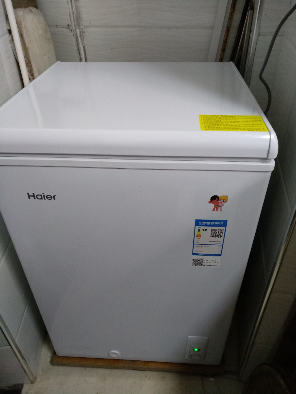 海尔(haier) bc/bd-102ht 102升家用卧式冷柜/顶开门冰柜 大冷冻冷藏