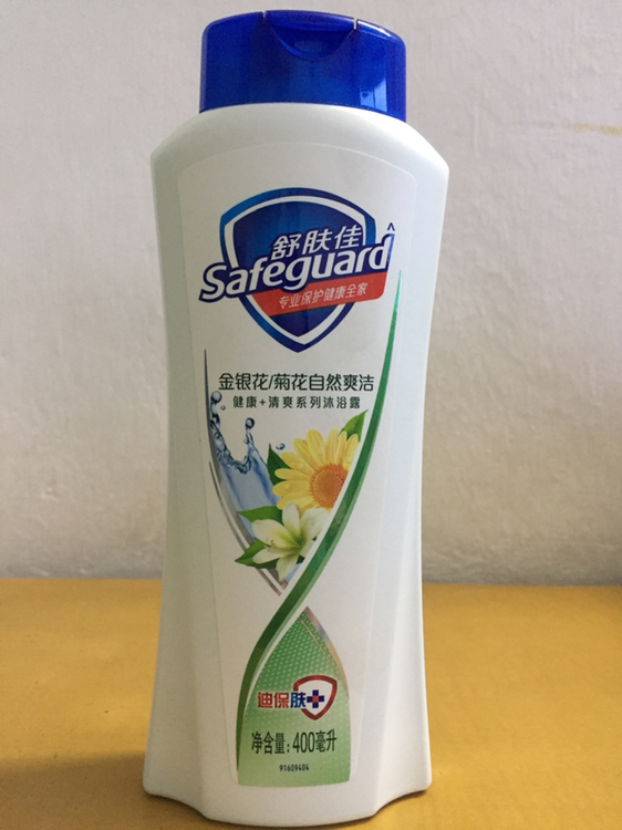 舒肤佳沐浴露金银花/菊花沐浴露型400ml 清凉健肤 无皂基 ph中性温和