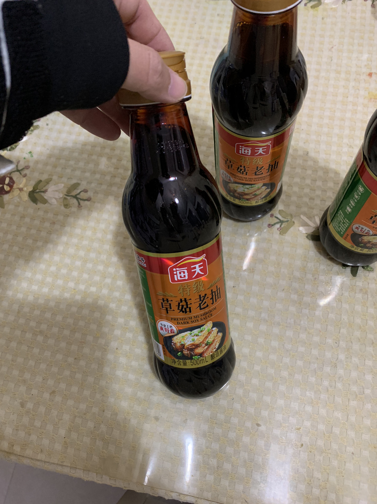 海天老抽酱油500