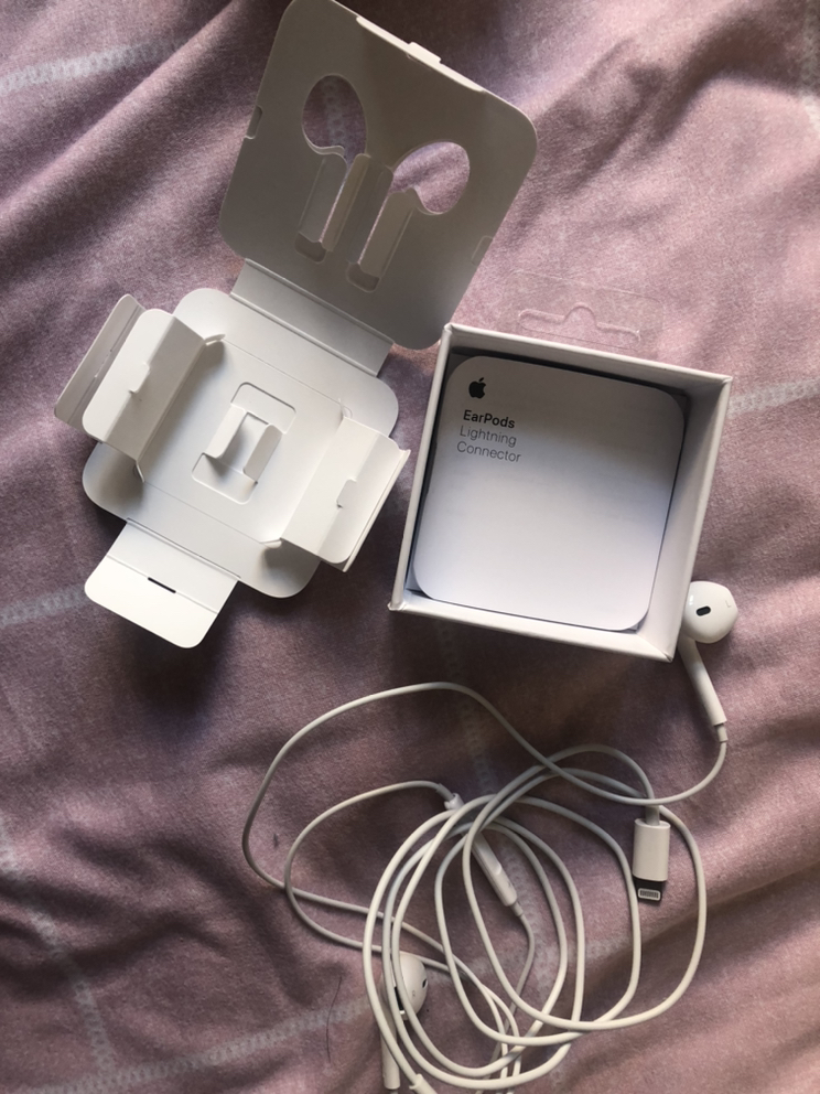 苹果x原装耳机 lightning接口线控耳机iphone8/7plus 苹果xr/11/11pro