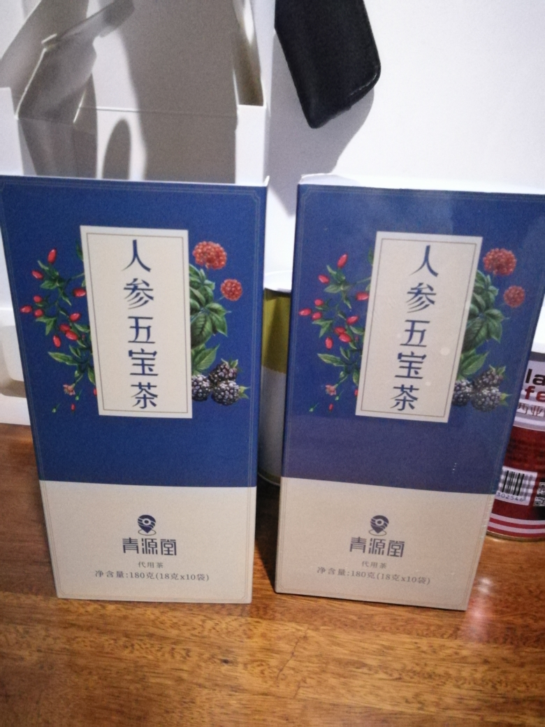 青源堂 人参五宝茶180克玛咖黄精枸杞茶红枣桑葚干八宝茶 人参五宝茶