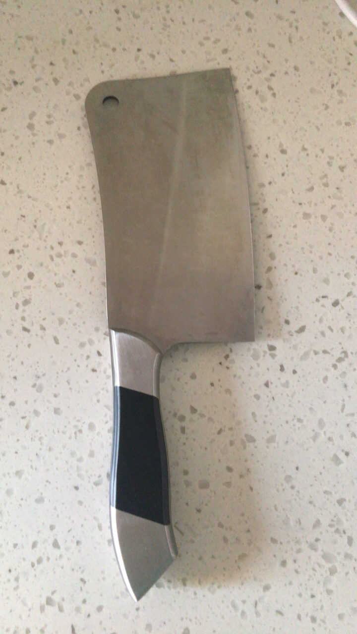阳江十八子作厨房不锈钢菜刀切片刀切肉刀刀具 创意厨房菜刀 银龙九刃