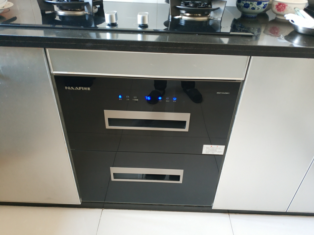 118l大容量 家用厨房消毒柜 二星级高温嵌入式消毒碗柜晒单图