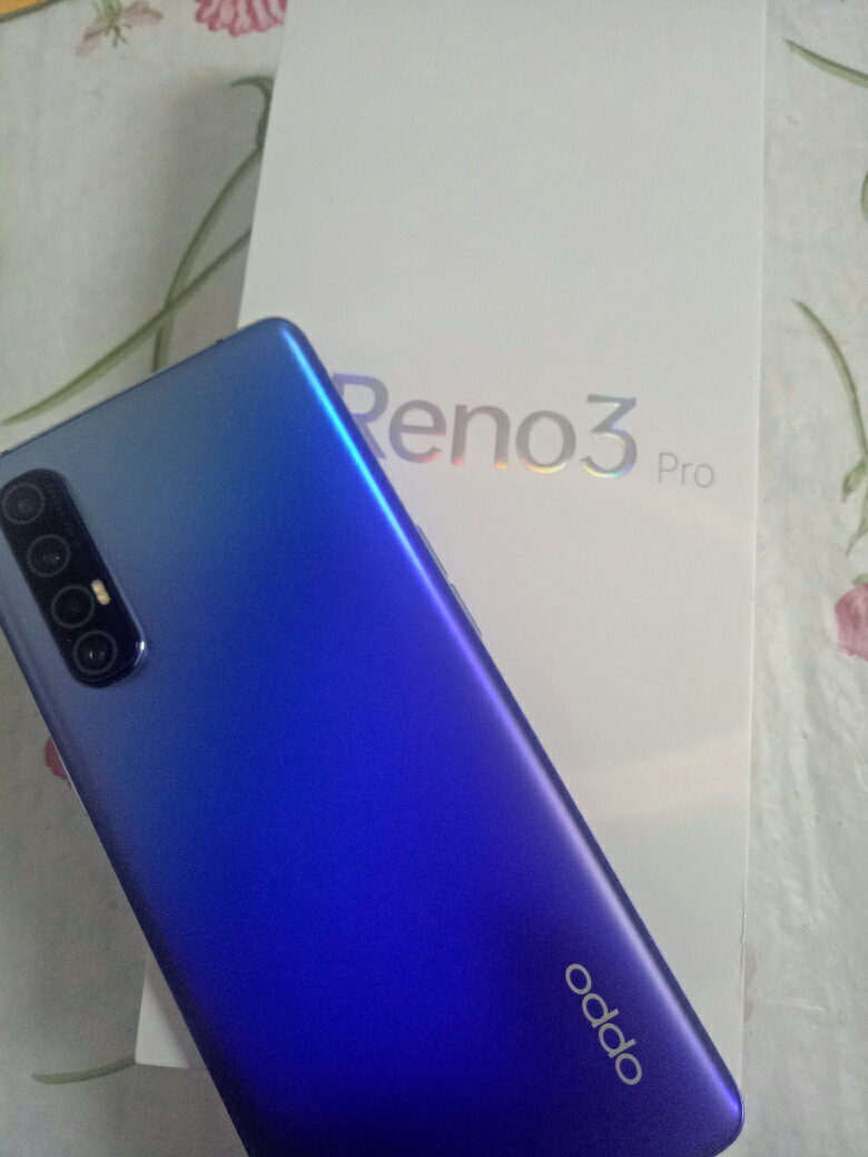 oppo reno3 pro 蓝色星夜 8gb 128gb 一体化双模5g 7.