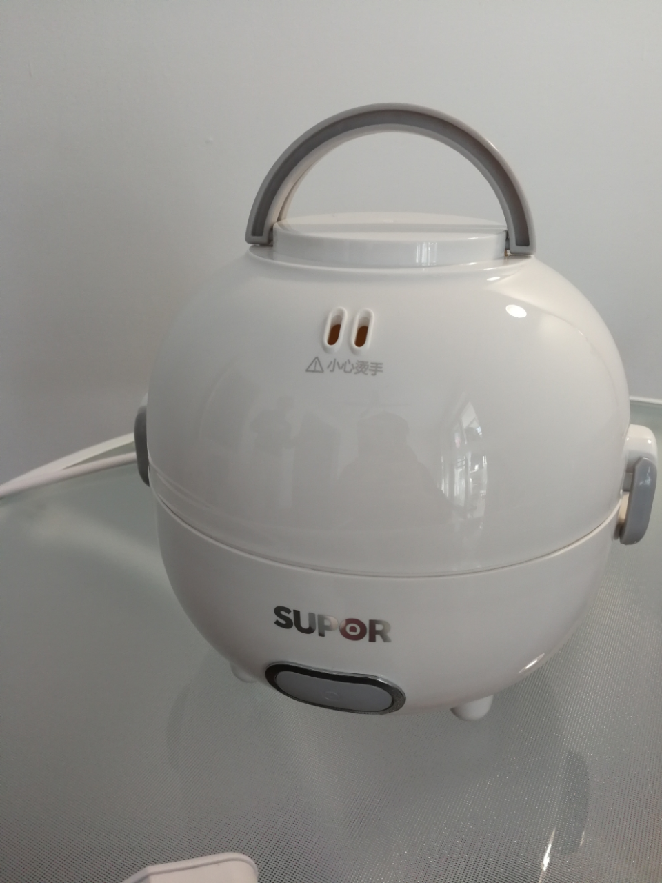 苏泊尔(supor)保温饭盒可插电双层不锈钢蒸煮电热饭盒上班族便携带饭