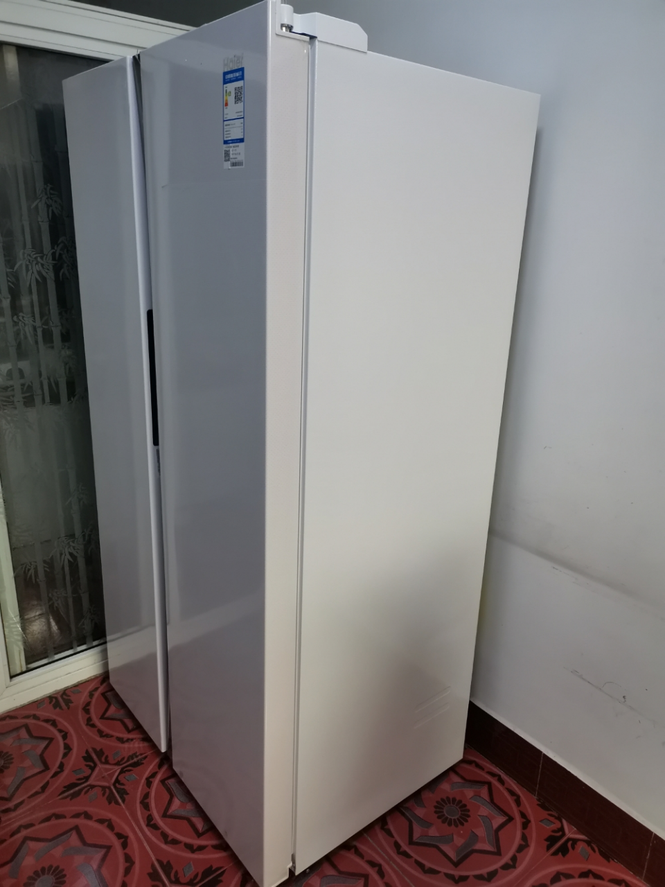 海尔576升冰箱双开门家用双门变频无霜对开门超薄电冰箱 冰箱bcd-576