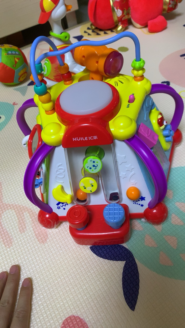 汇乐玩具(huile toys)快乐小天地 806 儿童益智早教玩具/多功能游戏台