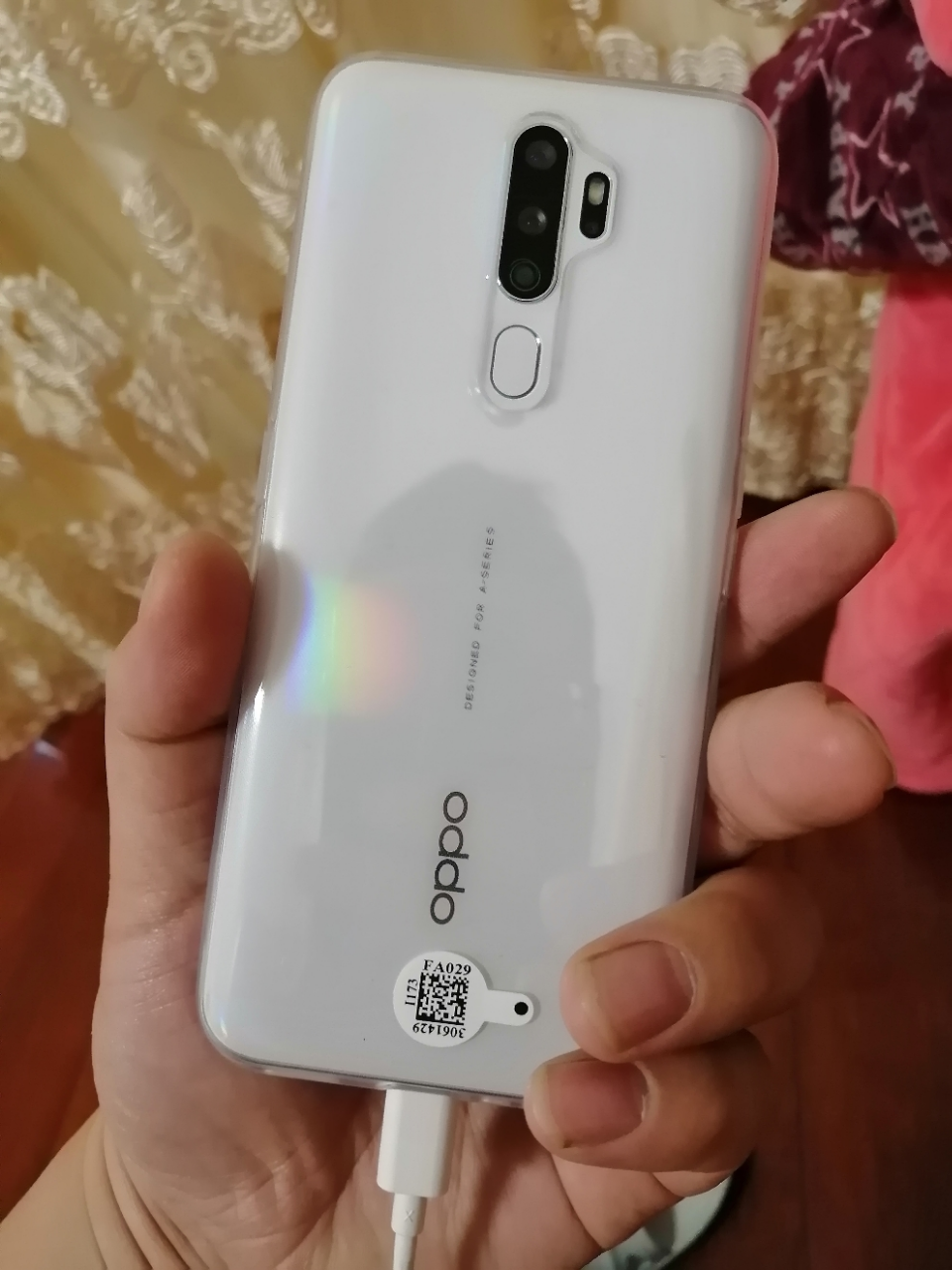 oppo a11 流云白 4g 128g 1200万四摄拍照视频手机双立体声扬声器美颜