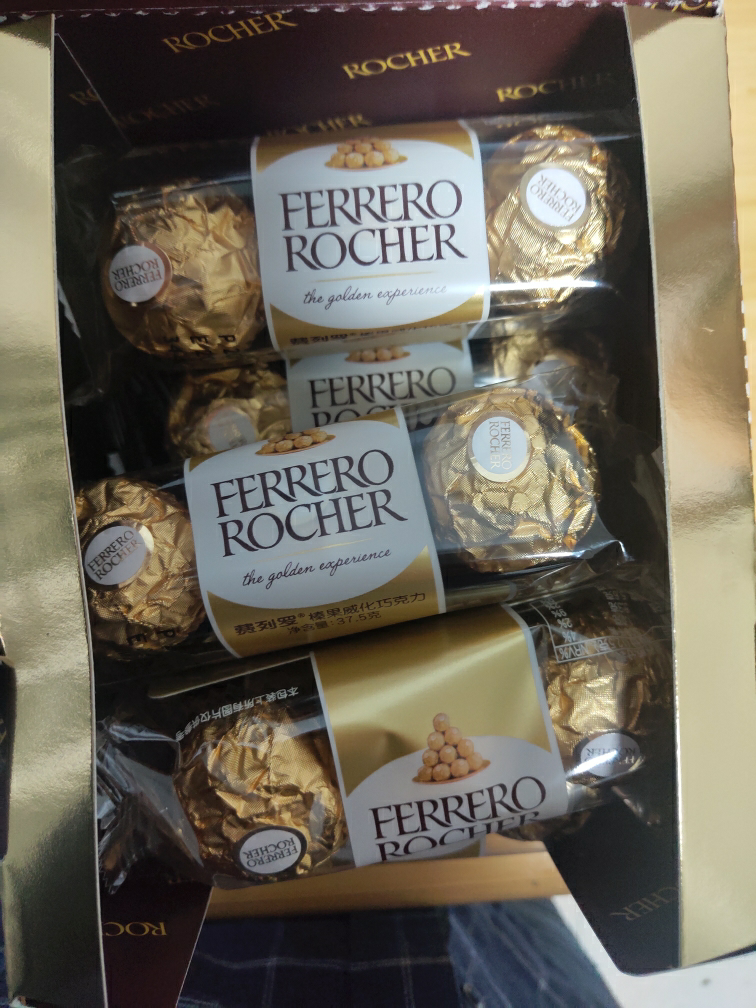 ferrero费列罗榛果威化巧克力48粒礼盒装 送礼情人节三八女神节生日