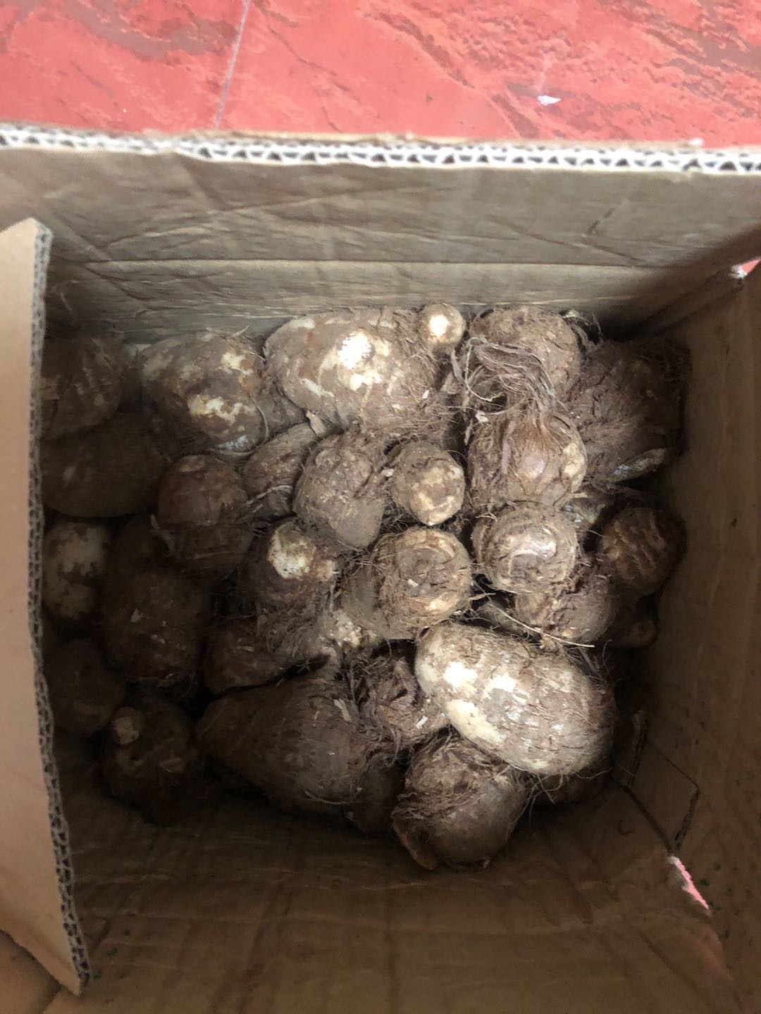汇尔康(HR) 新鲜毛芋头 农家小芋子带箱2.5斤装 时蔬蛋类晒单图
