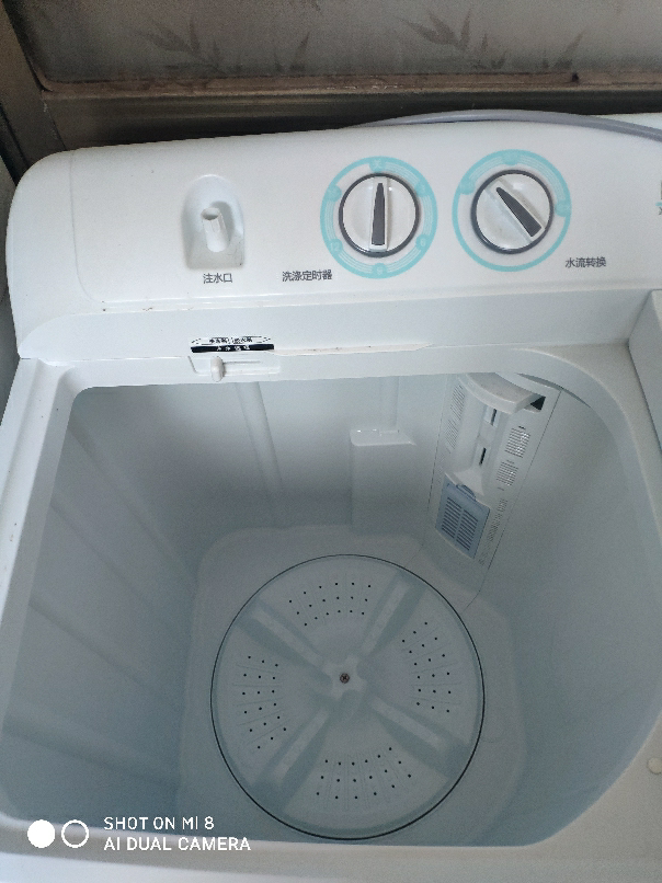 海尔(haier)洗衣机10公斤半自动洗衣机双缸双桶家用大容量 xpb100-197