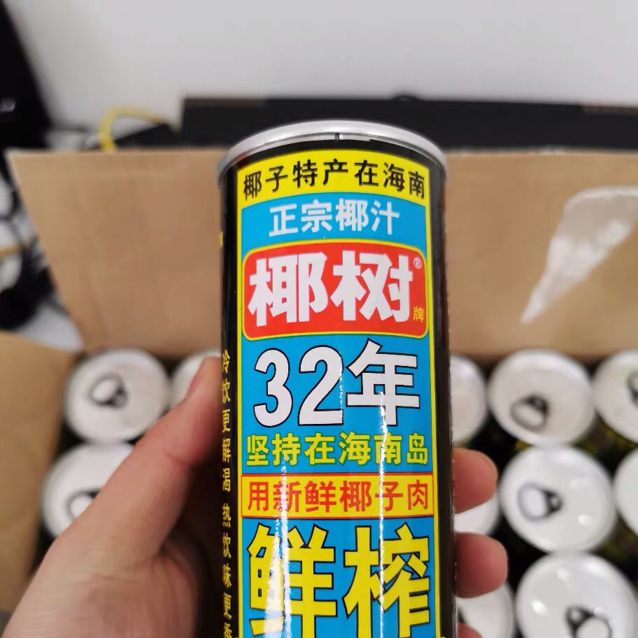 椰树 椰汁正宗椰树牌椰子汁饮料 245ml*24罐 植物蛋白椰奶家庭办公室