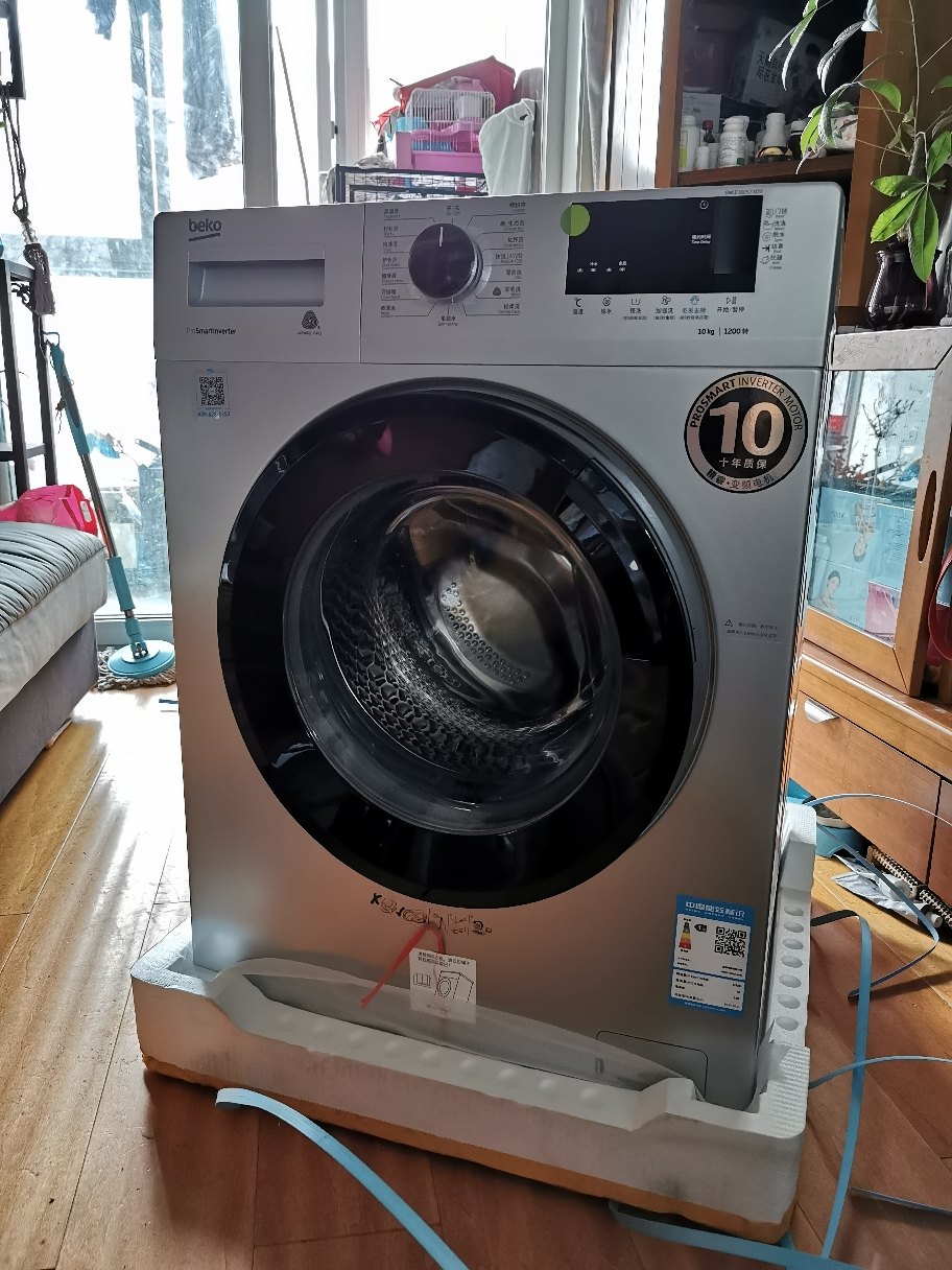 【五年官旗老店】倍科(beko)洗衣机 10公斤 变频滚筒 大容量 ewce1025